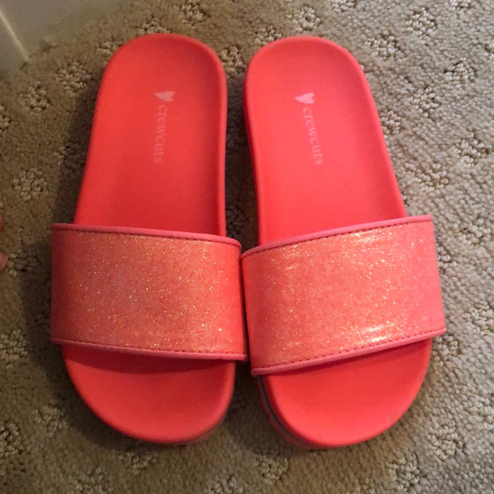 Never been worn J crew kids slides!